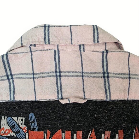 One-of-a-Kind Black Panther/T'Challa Custom Button-Down Shirt (Men's L) - Picture 10 of 11